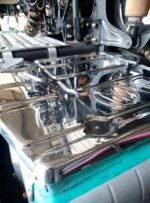 Disco Plissado Rosa 25CM - Corte e Polimento em Metais Alumínio Inox Rodas Tanque - Imagem 5