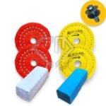 Kit 141 - 7 Peças Polimento Corte Inox Alumínio 10CM