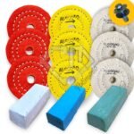 Kit 146 - 13 Peças Polimento Corte Inox Alumínio 10CM