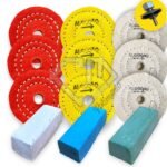 Kit 147 - 13 Peças Polimento Corte Inox Alumínio 10CM