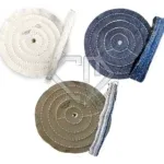 Kit 360 - 3 Rodas Polimento Metais Aluminio Inox 15CM