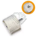 Roda Algodão 60x45mm C Haste - Espelhamento Acrilico Resina