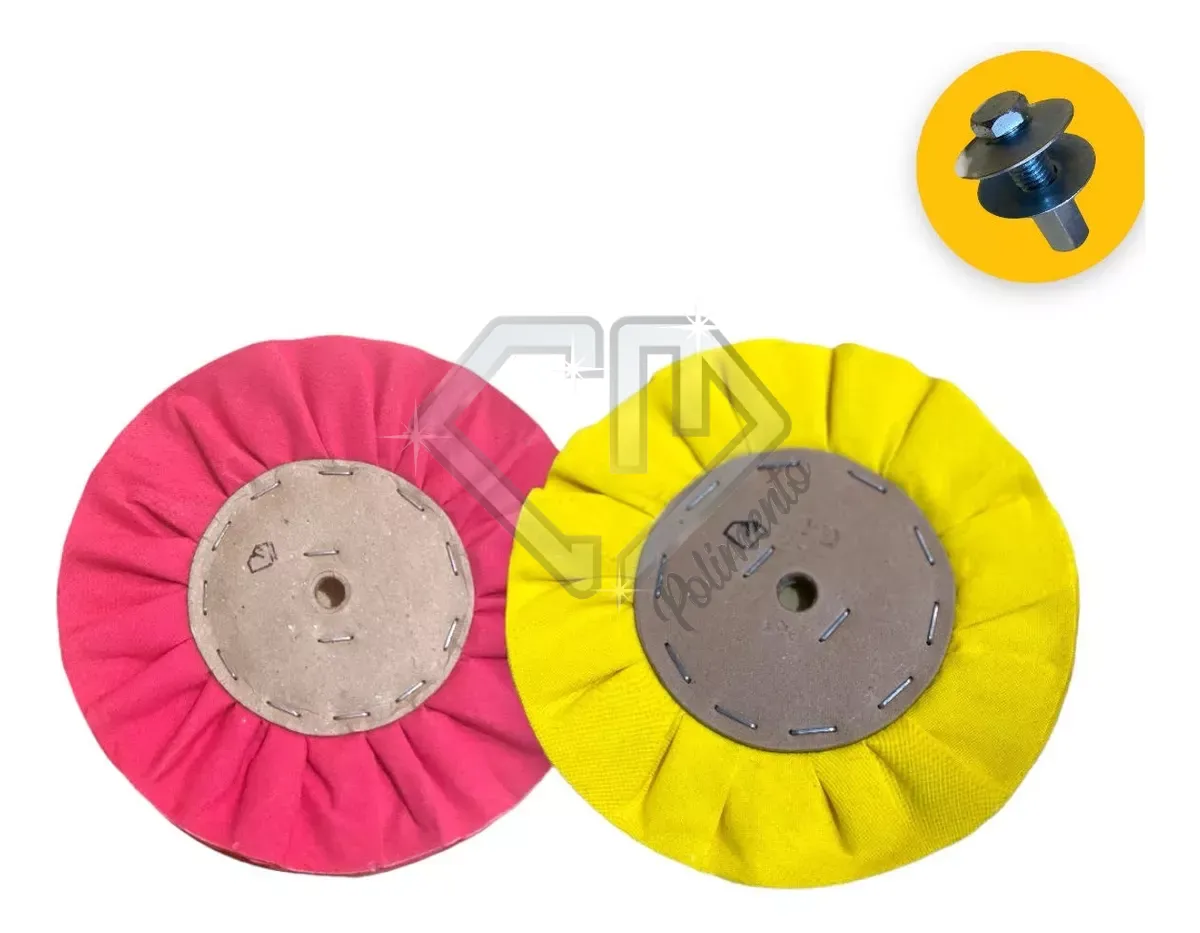 D_NQ_NP_2X_639226-MLB76087636375_042024-F.webp Kit 77 - Discos Polias Polimento Brilho Aluminio Tanque Roda 15CM - Imagem 1