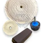 Kit 356 - 4 Peças Polimento E Brilho Alumínio Inox 20cm