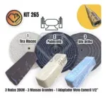 Kit 265 - Boinas Polimento Brilho Tanque Rodas Inox Facas 20CM - Imagem 2