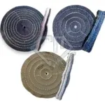 Kit 361 - 3 Rodas Polimento Ferro Aço Chapas 15CM