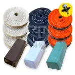 Kit 161 - 13 Peças Polimento Brilho Inox Alumínio 10CM