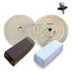 Kit 4 - 15cm Polimento Brilho Inox Corrimão Peças Motos