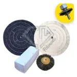 Kit 8 - 15cm Polimento Brilho Prata Bijoux Latão