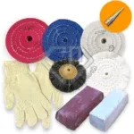 Kit 11 Esmeril - 10cm Polimento Ouro Bronze Estanho Pedras Prata