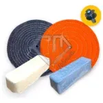 Kit 197 - Polimento Brilho Politriz M14 Inox Alumínio Tanque Baú Grades 30CM