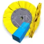 Kit 221 - Disco Amarelo Massa Azul Peq Brilho Alumínio Inox 20CM