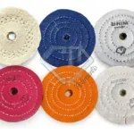 Kit 165 - 6 Rodas Polimento Brilho Inox Alumínio 10CM