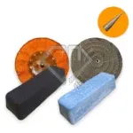 Kit 259 - 20CM Tirar Riscos Corte Brilho Aço Chapa Banco Inox