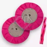 Kit 254 - 2 Discos Ventilado Rosa - Polimento Alumínio Inox 20CM