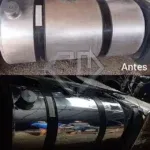 Kit 260 - Polimento Brilho Tanque Rodas Alumínio Inox Bau 20CM - Imagem 3