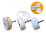 Kit 226 3 Rodas 60mm C Haste - Tira Riscos Polimento Espelhamento