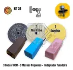 Kit 24 - 10cm Polimento Espelhamento Motos, Peças, Aluminio Guidão - Imagem 2