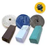 Kit 158 - 7 Peças Polimento Brilho Inox Alumínio 10CM