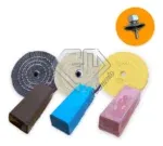Kit 24 - 10cm Polimento Espelhamento Motos, Peças, Aluminio Guidão