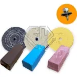 Kit 24 - 10cm Polimento Espelhamento Motos, Peças, Aluminio Guidão