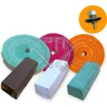 Kit 87 - Polimento Brilho Aluminio Inox - Boinas 10cm Massa 230g