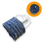 Roda Jeans 60mm com Haste - Polimento Fino Aluminio Furo Roda