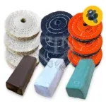 Kit 163 - 13peças Risco Polimento Brilho Inox Alumínio 10CM