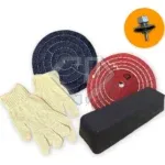 Kit 9 - 15CM Polimento Ferro Metais Moveis De Jardim Ferramentas