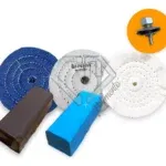 Kit 10 - 10CM Polimento Lustro Roda Tampa Motor Garfos Inox Escape