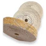 Kit 109 - 3 Rodas Polimento Risco Inox Alumínio 10CM