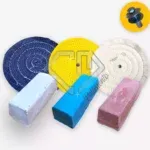 Kit 25 Politriz - 15CM Polimento Aluminio Roda Motor Bengala