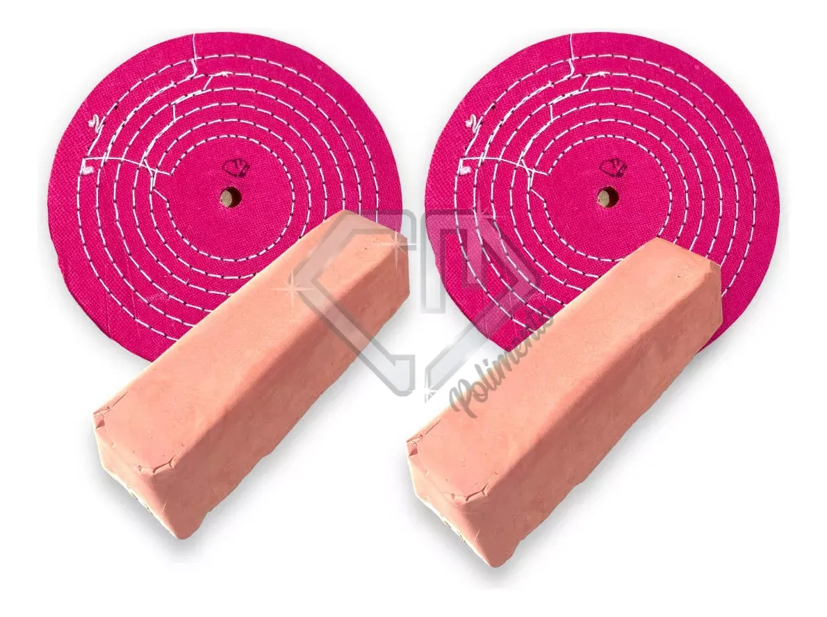 D_NQ_NP_2X_886477-MLB79308403688_092024-F.webp Kit 343 - Rodas Massa Rosa Polimento Tanque Rodas 25CM - Imagem 1