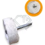 Roda Algodão 60mm C Haste - Polimento Espelhamento Resina Pu