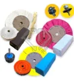 Kit 354 - 12 Peças Polimento E Brilho Alumínio Inox 20cm