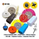 Kit 354 - 12 Peças Polimento E Brilho Alumínio Inox 20cm - Imagem 2