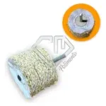 Roda Transisal 60x45mm Haste - Tira Riscos Polimento Inox