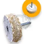 Roda Transisal 60mm C Haste - Tira Riscos Polimento Inox