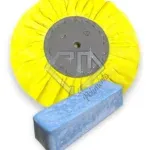 Kit 320 - Disco Amarelo Massa Azul Brilho Alumínio Inox 30cm