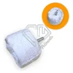 Roda Flanela 60x45mm C Haste - Limpeza Espelhar Resina Pu