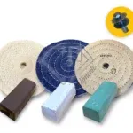 Kit 15 Politriz - 15cm Polimento Brilho Corte Inox Alumínio Tanque Rodas