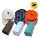 Kit 160 - 10 Peças Polimento Brilho Inox Alumínio 10CM