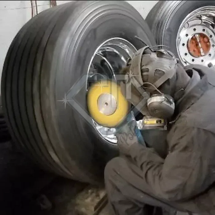 Kit 189 - 30CM Rodas Massas Politriz M14 Polimento Espelhamento Tanque Rodas Inox - Imagem 3