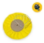 Kit 48 - Ventilado Amarelo 250mm E Pino Politriz M14