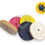 Kit 130 - 6 Peças Boina Polimento Brilho Inox Alumínio 10CM