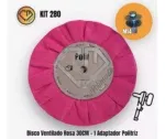 Kit 280 - 30cm Polimento Corte Brilho Rodas Bau Metal Politriz - Imagem 2