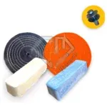 Kit 285 - Polimento Brilho Inox Alumínio Tanque Baú Grades 20CM