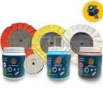 Kit 227 - 20CM Discos E Massas Liquida Polir Baús Rodas Tanque