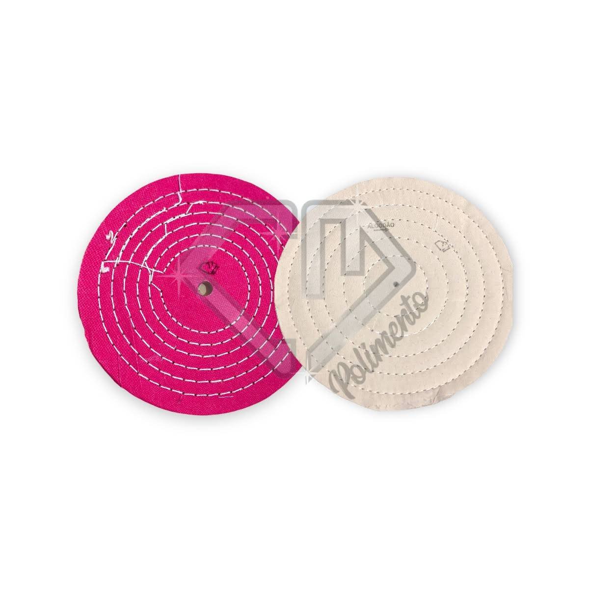 KIT 238 (2) Kit 238 - Rodas Polir Brilho Espelhamento Inox Aluminio Latão 20CM - Imagem 1