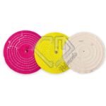 Kit 239 - Rodas Para Polimento Brilho Espelhamento Inox Aluminio 20CM